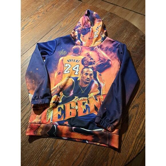 Kobe Bryant Youth Hoodie Size Large Unisex Long Sleeve Pullover Double-Sided - Picture 1 of 3